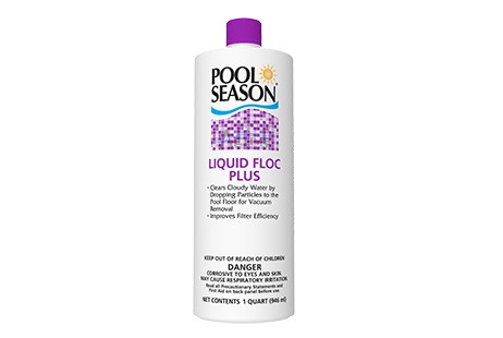 Pool Season Liquid Floc Plus | Treats Up to 40,000 Gallons | 1 Qt. Bottle | 042-1230 | 47246130