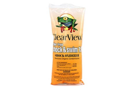 ClearView Chlor Free Shock and Swim 15 Non-Chlorine Shock | 1lb Bag 12-Pack | CVCF001-12PACK