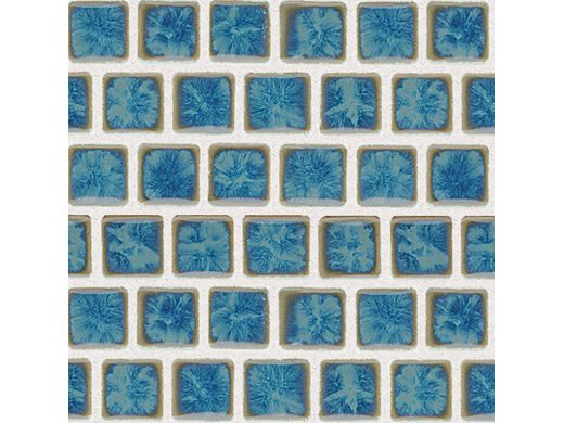 National Pool Tile Mini Koyn 1 1/8" x1 1/8" Series Pool Tile | Pacific Blue | MK1341