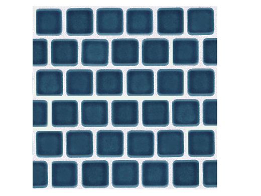 National Pool Tile Mini Koyn 1 1/8" x1 1/8" Series Pool Tile | Caribbean Blue | MK255