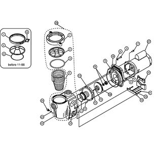 whisperflo 2hp pump