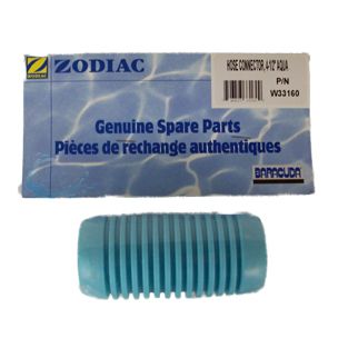 W33160 (PACER/G4) HOSE CONNECTOR 4.5" AQUA