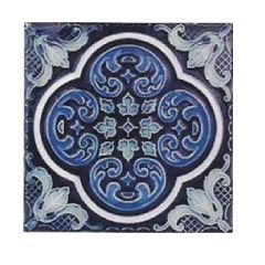 National Pool Tile Casablanca 6x6 Deco Series | Cobalt Ocean | CAS320