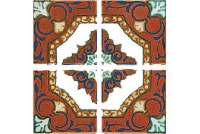 National Pool Tile Iberia Series Pool Tile | Rust Print | Santiago