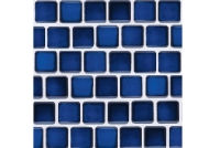 National Pool Tile Mini Koyn 1 1/8" x1 1/8" Series Pool Tile | Royal Blue | MK560