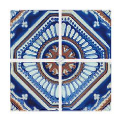 National Pool Tile Iberia Series Pool Tile | Royal Blue Print | Cadiz