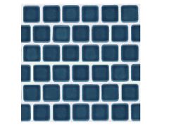 National Pool Tile Mini Koyn 1 1/8" x1 1/8" Series Pool Tile | Caribbean Blue | MK255