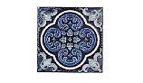 National Pool Tile Casablanca 6x6 Deco Series | Cobalt Ocean | CAS320