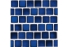 National Pool Tile Mini Koyn 1 1/8" x1 1/8" Series Pool Tile | Royal Blue | MK560