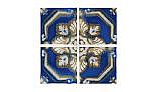 National Pool Tile Iberia Series Pool Tile | Royal Blue Print | La-Mancha