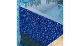 National Pool Tile Jules 1x1 Glass Series Pool Tile | Bright Cobalt Blue Blend | 9575-5AT