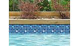 National Pool Tile Jules 1x1 Glass Series Pool Tile | Bright Cobalt Blue Blend | 9575-5AT