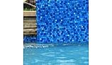 National Pool Tile Jules 1x1 Glass Series Pool Tile | Bright Cobalt Blue Blend | 9575-5AT