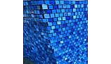 National Pool Tile Jules 1x1 Glass Series Pool Tile | Bright Cobalt Blue Blend | 9575-5AT