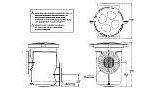 Pentair Hair & Lint Strainer Pot Complete EQ Series Pumps 6"x6" | 340013