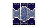 National Pool Tile Botanical Series Pool Tile | Navy Blue | BUE40