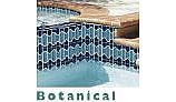 National Pool Tile Botanical Series Pool Tile | Navy Blue | BUE40