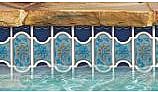 National Pool Tile Botanical Series Pool Tile | Navy Blue | BUE40