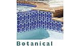 National Pool Tile Botanical Series Pool Tile | Lake Blue | BUE44