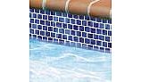 National Pool Tile Mini Koyn 1 1/8" x1 1/8" Series Pool Tile | Marbleized Royal Blue | MK105