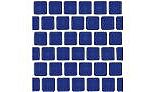 National Pool Tile Mini Koyn 1 1/8" x1 1/8" Series Pool Tile | Cobalt Blue | MK1150