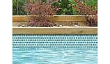 National Pool Tile Mini Koyn 1 1/8" x1 1/8" Series Pool Tile | Olive Blue | MK1331