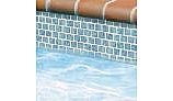 National Pool Tile Mini Koyn 1 1/8" x1 1/8" Series Pool Tile | Olive Blue | MK1331