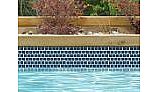 National Pool Tile Mini Koyn 1 1/8" x1 1/8" Series Pool Tile | Caribbean Blue | MK255