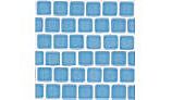 National Pool Tile Mini Koyn 1 1/8" x1 1/8" Series Pool Tile | Sky Blue | MK262