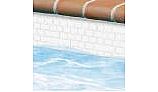 National Pool Tile Mini Koyn 1 1/8" x1 1/8" Series Pool Tile | Raised White | MK400